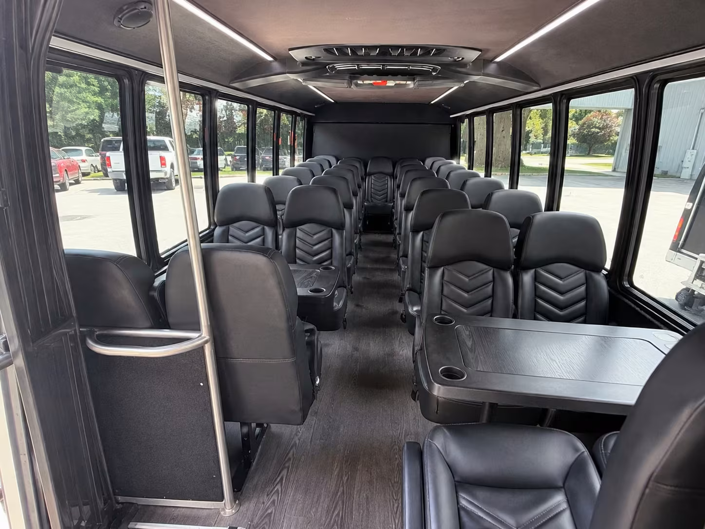 20 passenger minibus interior
