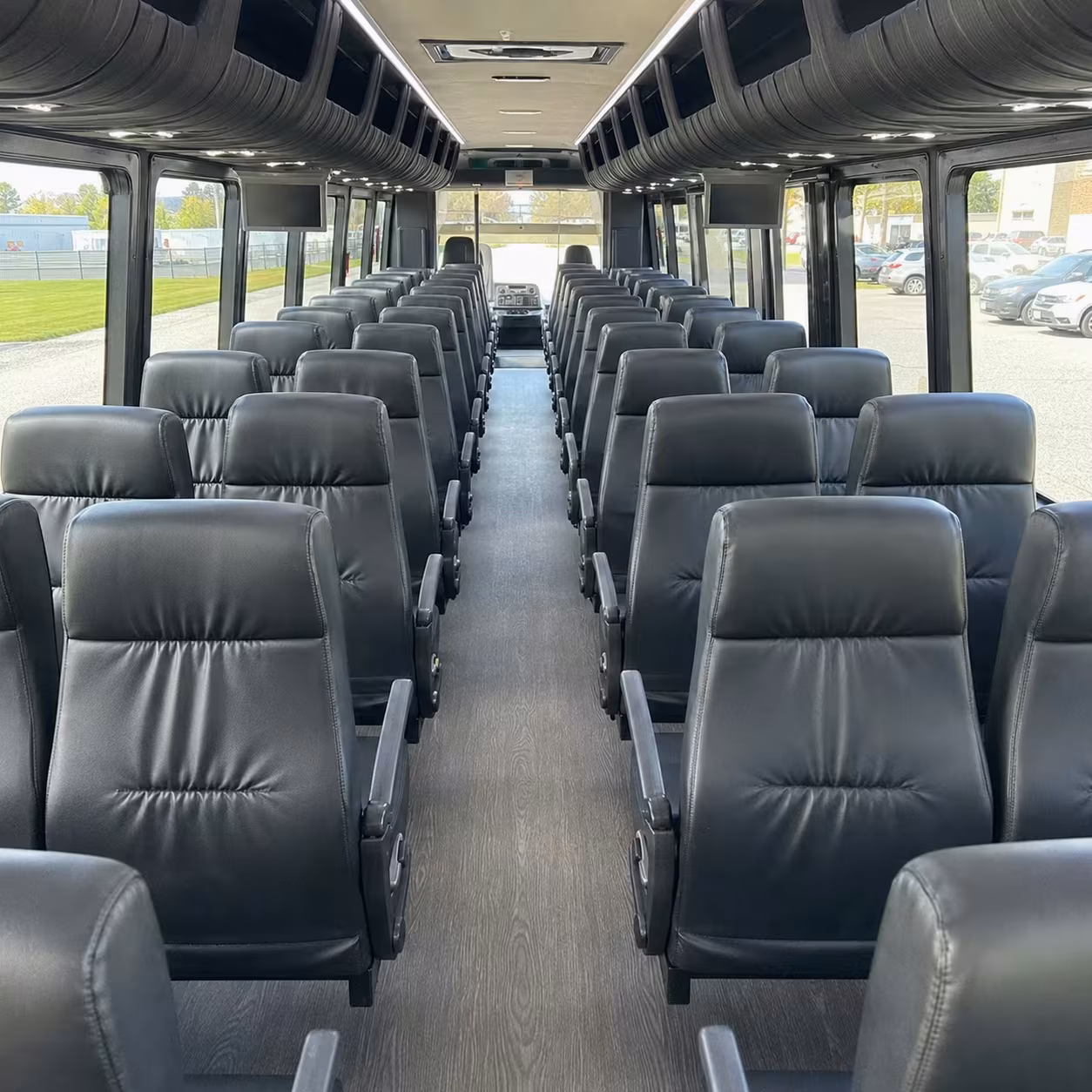 28 passenger minibus inside