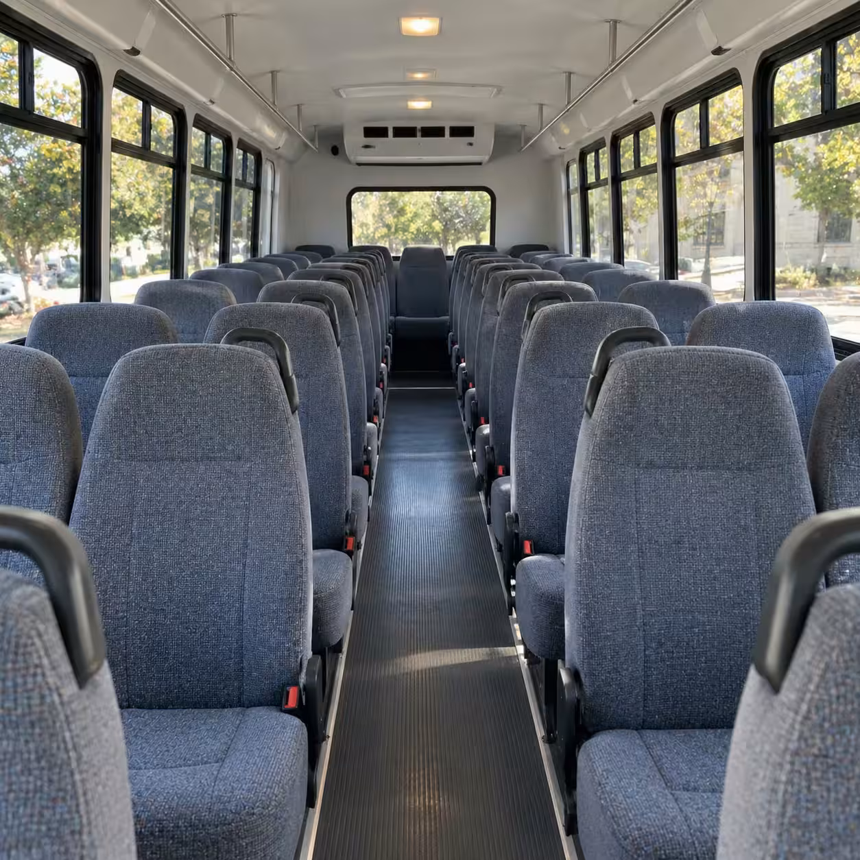 35 passenger minibus inside