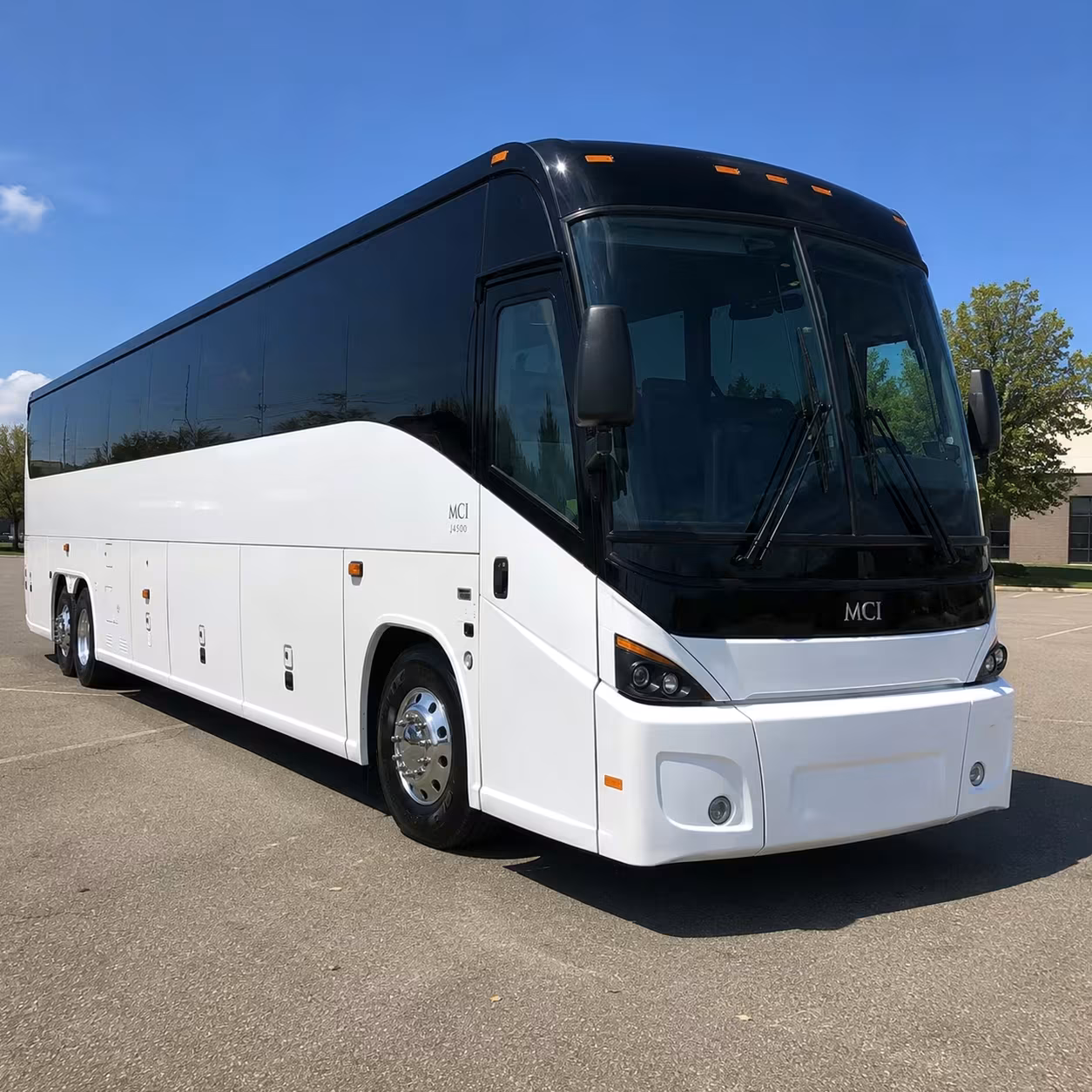 56 passenger charter bus