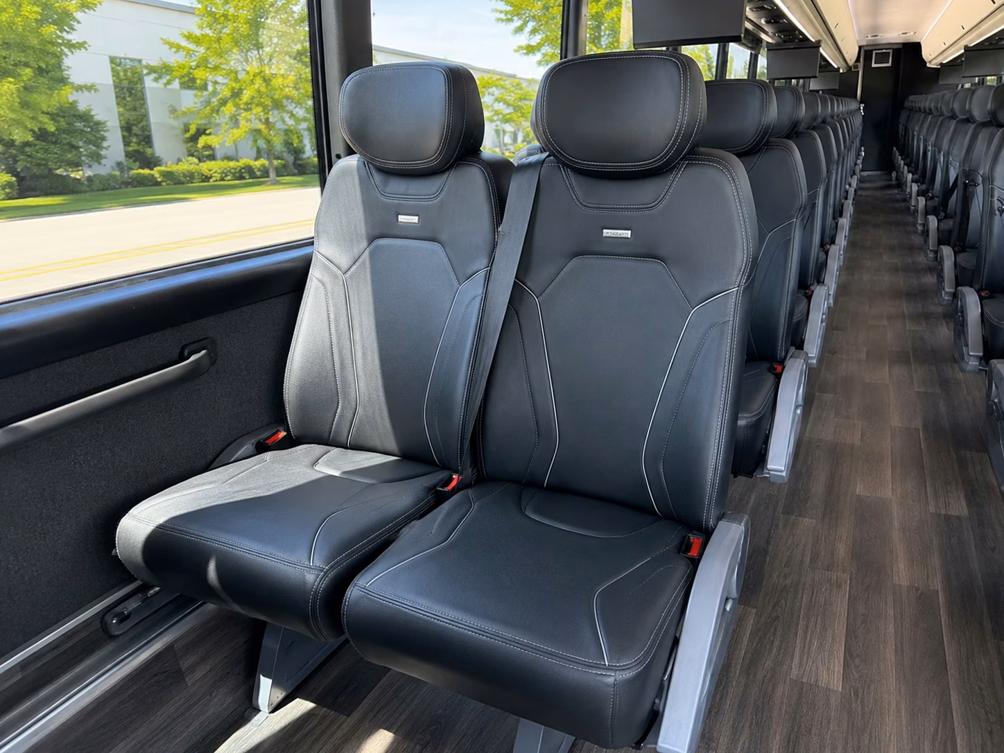 fayetteville charter bus rental inside