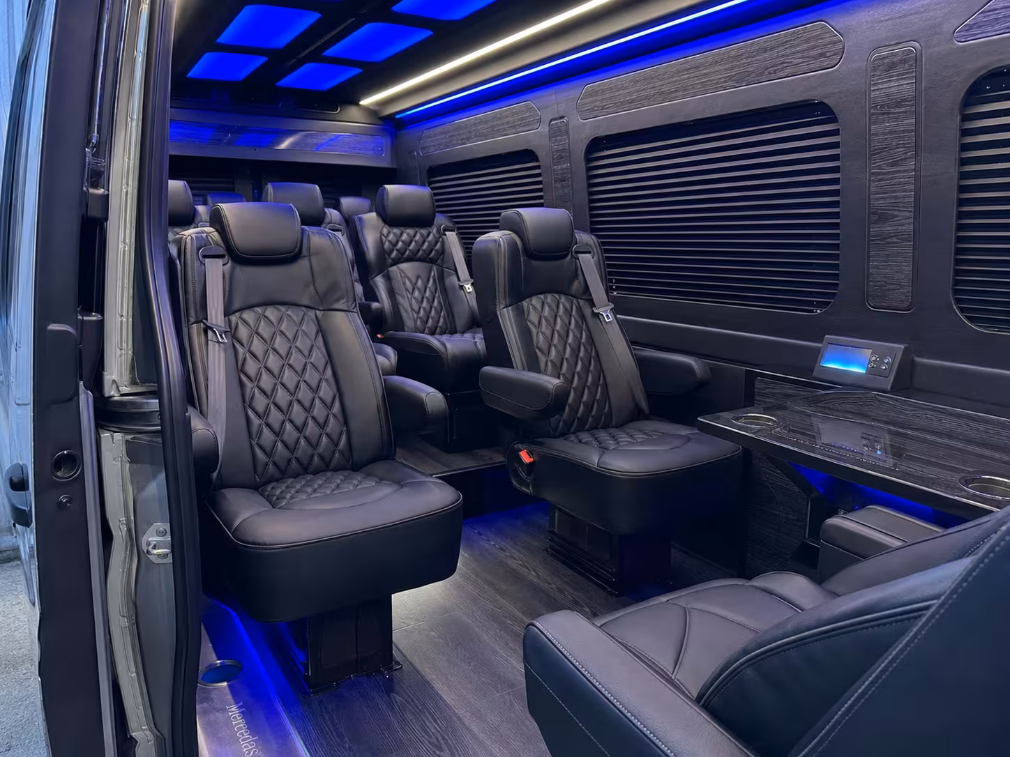 sprinter van transportation for groups and events across fayetteville