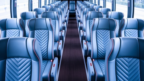 56 passenger charter bus interior fayetteville