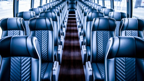 fayetteville 50 passenger charter bus inside
