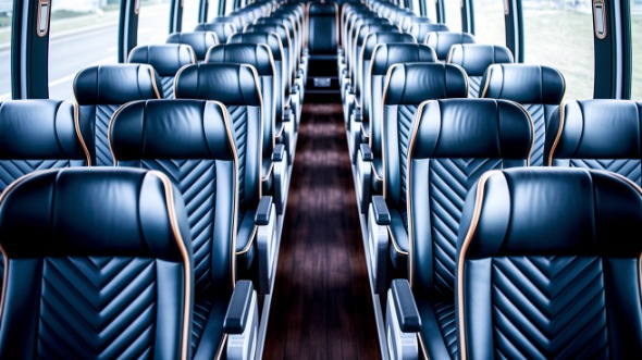 fayetteville 54 passenger charter bus inside
